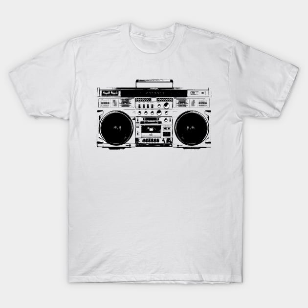 Boombox T-Shirt by Parking Lot Studios